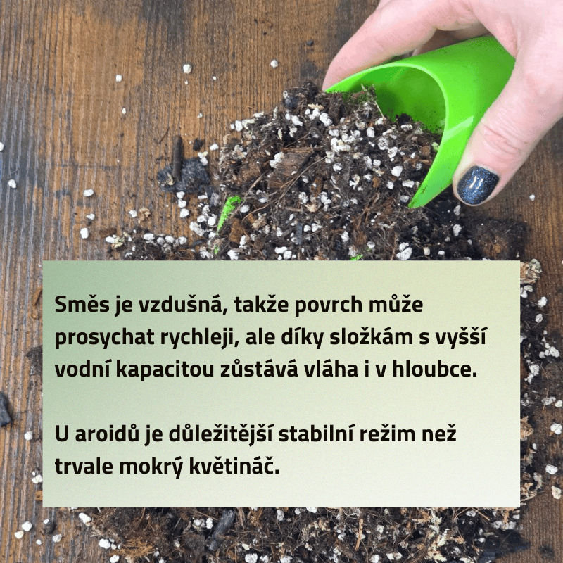 Mix č. 1 Pro pokojovky, které potřebují vzduch mezi kořeny
